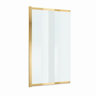Душевая шторка на ванну BelBagno LUCE-VF-11-100/145-C-ORO золото